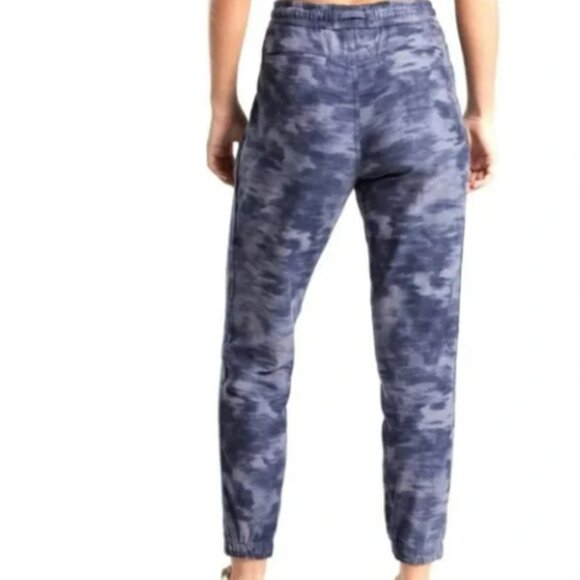 Athleta Farallon Printed Jogger Pant Inversion Medieval Violet Size 0 - Picture 2 of 9